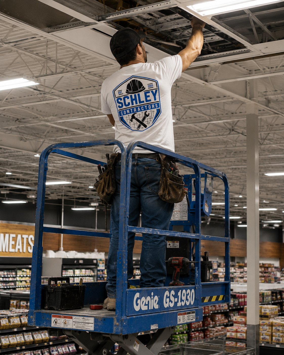 Ceiling installation and renovation by Schley Contractors